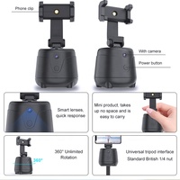 Stabilisateur de cardan ZSYB Q2 à suivi automatique du visage, rotation 360°, mini format, contrôle par application pour téléphone portable