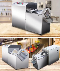 Cortadora de Frutas y Verduras Eléctrica Comercial de Acero Inoxidable de Alta Calidad, Cortadora Vertical de Papas Fritas - Product Image 6