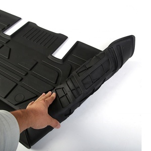 Tapis de sol de voiture en TPE noir avec 5 sièges, haute qualité, pour <span class=keywords><strong>Hyundai</strong></span> <span class=keywords><strong>Santa</strong></span> <span class=keywords><strong>Fe</strong></span>, 2019, 2020, 2021, 2022, livraison gratuite - Product Image 3