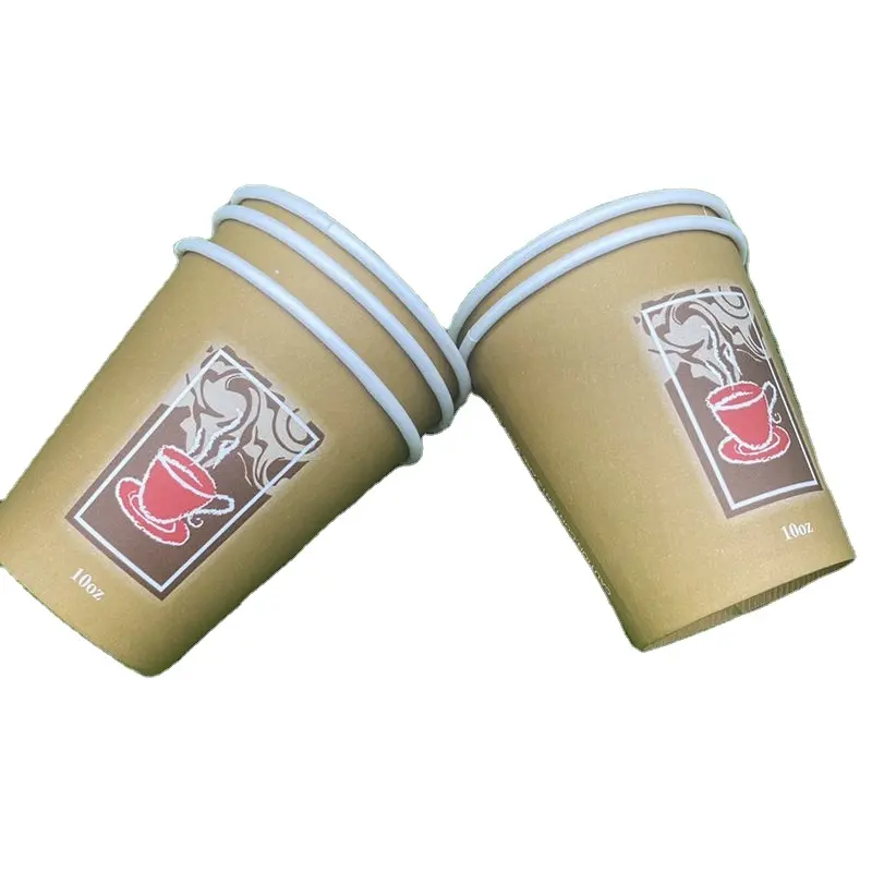 Materiale cartaceo compostabile e bevande calde caffè caffè bicchieri da degustazione di latte