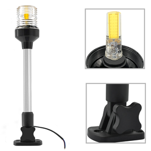 ISURE MARINE 12 pouces Nautical Mile Navigation Anchor Lights All Round 360 degree White LED 12-24V - Product Image 2