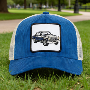 Gorra de Béisbol de 5 Paneles Estilo Deportivo Vintage con Parche de Logotipo, Gorras de Pana con Hebilla Metálica Ajustable, Unisex, para Todas las Temporadas - Product Image 5