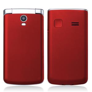 Cellulare rosso senior clamshell fold feature cellulare con bottone grande - Product Image 3