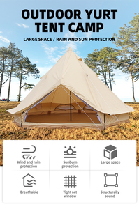 <span class=keywords><strong>Tente</strong></span> <span class=keywords><strong>de</strong></span> luxe 2 couches imperméable <span class=keywords><strong>en</strong></span> <span class=keywords><strong>forme</strong></span> <span class=keywords><strong>de</strong></span> pyramide <span class=keywords><strong>yourte</strong></span> maison <span class=keywords><strong>tente</strong></span> <span class=keywords><strong>de</strong></span> glamping Oxford robuste pour le camping <span class=keywords><strong>en</strong></span> plein air mariages grande <span class=keywords><strong>tente</strong></span> <span class=keywords><strong>de</strong></span> mariage - Product Image 2