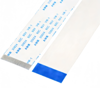 Câble FFC personnalisé 4~60 broches AWM 20624 80C 60V pas de 0,5/1,0 mm pour imprimantes