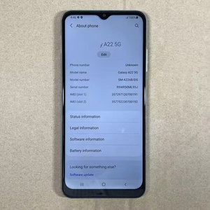 สมาร์ทโฟน 5G มือสองของแท้สำหรับโทรศัพท์ซัมซุง ความจุ 128GB รองรับ GSM สำหรับซัมซุง <span class=keywords><strong>A22</strong></span> โทรศัพท์ปลดล็อคแล้ว - Product Image 2