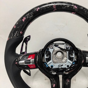 <span class=keywords><strong>Volante</strong></span> de fibra de carbono forjado rosa para <span class=keywords><strong>BMW</strong></span> F10 F30 F80 E60 E90 E92 F01 F11 F20 F22 F31 E70 E71 F15 F16 M5 M3 M4 F82 - Product Image 2