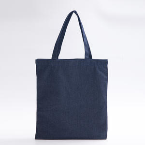 Sac Denim à la main lavé pur nouveau sac unique en toile à bandoulière vente directe d'usine sac denim en coton à la mode simple - Product Image 2