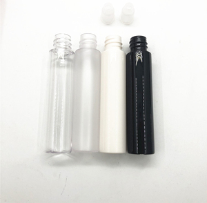 Tube vide en plastique transparent, givré, blanc, rose, noir de 10 ml et 5 ml pour mascara, brillant à lèvres et eye-liner avec couvercle coloré – Vente en gros - Product Image 3