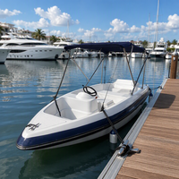 Bateau en fibre de verre à prix d'usine, yacht pratique à grande vitesse, mini-yacht de pêche confortable