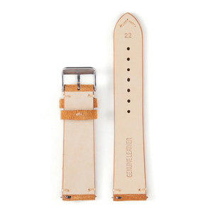 Bracelet de montre en daim à libération rapide Upro, cuir véritable, 14/16/18/19/20/21/22 mm, boucle à ardillon, bracelet de montre en cuir de veau fait main, universel - Product Image 4