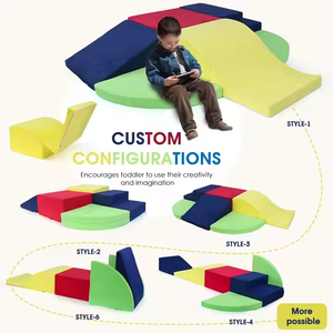 Venta al por Mayor de Fábrica: Juego de 6 Bloques de Espuma Suave y Coloridos para Niños Pequeños, Estructuras de Juego para Interiores - Product Image 4