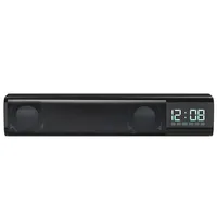2022 새로운 S8 알람 시계 디스플레이 스피커 hight 품질 휴대용 사운드 바 5.1 서라운드 사운드 스피커 홈 시어터