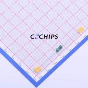 Inductor de Orificio Pasante CKL0410*12uH/K-A T52+ con Anillo de Color / Componente de Orificio Pasante (THT), D4xL10.5mm 12uH 10% 480mA 630mOhm - Product Image 1