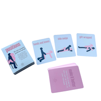 Jeu de Cartes de Positions Sexuelles Personnalisé 54 Pièces pour Couples, Jeu de Cartes d'Amour, Jouets Sexuels