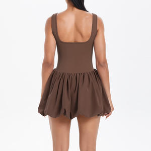 American New Naked Fake Deux pièces Respirant Sports Dress Front Base Outdoor Yoga Running Fitness - Product Image 3