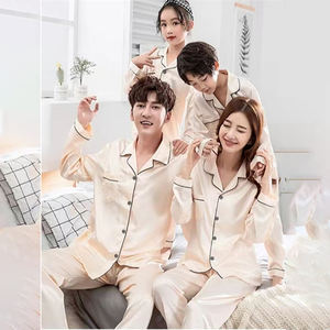 Ddp Kerst Dames Lange Mouwen Zijden Pyjama Pak Santa Claus Xmas Pyjama Familie Kerst Zijde Pyjama Plus Size Vrouwen - Product Image 5