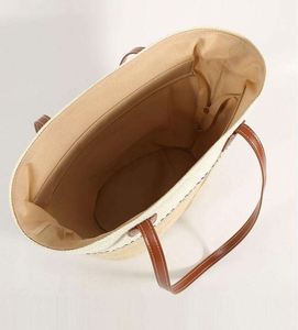 Hot Selling Seaside Summer Holiday Straw Tote <b>Bag</b> <b>Hat</b> Set 2 Pcs Zipper Closure Travel Women Handmade Woven Beach <b>Bag</b> - Product Image 2