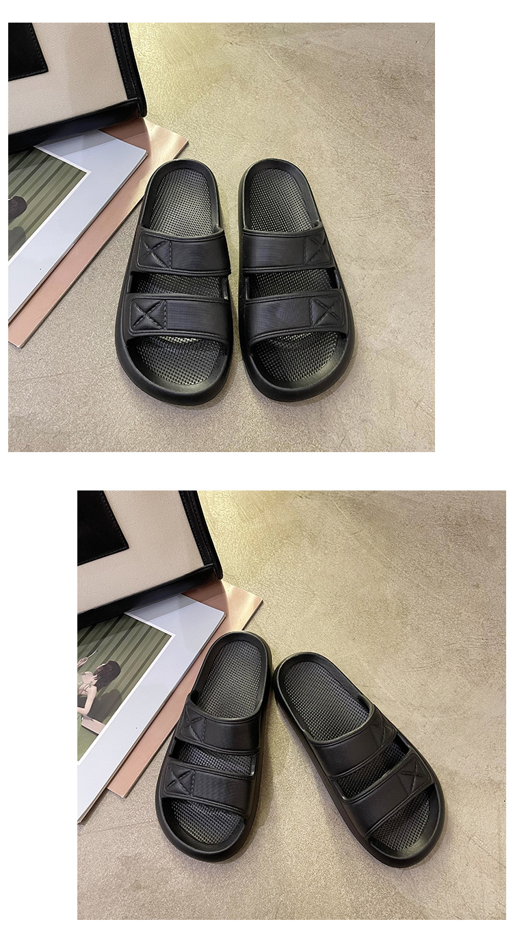 Summer Non-slip Outdoor Slides Sandals Soft Sole Indoor Bath Sandals Slippers Women Men