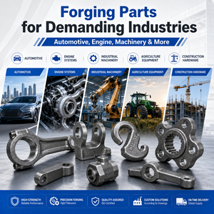Servicio OEM de Forja en Frío de Metal, Piezas de Forja de Acero al Carbono, Acero Inoxidable y Aluminio para Motores, Servicios de Prensado de Forja en Caliente y en Frío - Product Image 6