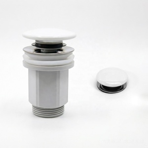 <span class=keywords><strong>Bouchon</strong></span> de vidange universel en céramique multicolore avec joint pour <span class=keywords><strong>lavabo</strong></span> – Pièce de rechange - Product Image 1