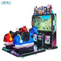 Machine d'arcade de course de chevaux pour 2 joueurs, simulateur de course interactif, équipement de jeu pour les centres d'arcade et les centres commerciaux