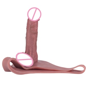 Wholesale SXXY Realistic Penis Sleeve Pants Soft Liquid Silicone Hollow <b>Dildo</b> Pants Wearable,Silicone Penis Pants Hollow <b>Dildo</b> - Product Image 6