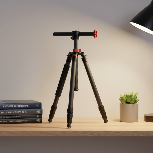 Triopo Carbon Fiber Multifunction Horizontal Center Column Camera Tripod Ball Head DSLR Mobile Phone Stand