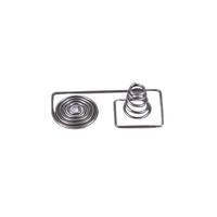 Ressorts de contact en spirale en acier inoxydable de haute qualité pour piles 18650 et petites piles AA, OEM Heli Spring