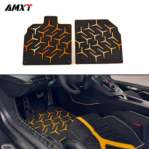 แผ่นปูพื้น svj คาร์บอนไฟเบอร์จริงสำหรับ lambLamborghini Aventador LP700อัพเกรดเป็น svj แผ่นปูพื้นภายใน - Product Image 1