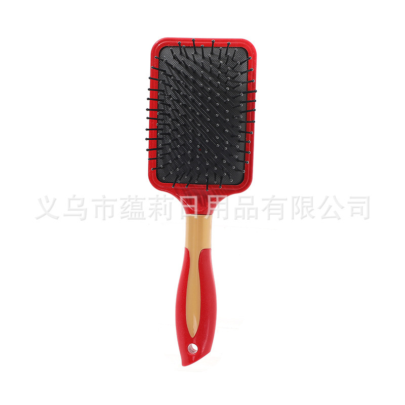 Red large slab [Gold central ring cushion comb]