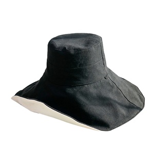 Dairui Có Thể Đảo Ngược Rộng Brim 100% Cotton Mặt Trời Hat Phụ Nữ Mùa Hè Giản Dị Xô Upf 50 + Mặt/Cổ Bảo Hiểm Có Thể Gập Lại Du Lịch Bãi Biển - Product Image 2