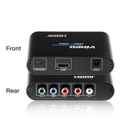 Convertidor de vídeo HDMI de fábrica OEM, componente 1080p, RGB a placa HDMI, caja convertidora de vídeo YPbPr a HDMI