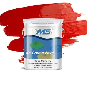 Muestra gratis YMS Revestimiento de óxido de hierro rojo alquídico, pintura antioxidante, imprimación de óxido de hierro rojo alquídico