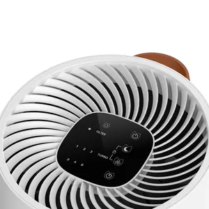 JNUO OEM Wholesale Air Cleaner 250m3/h Active Carbon Filter H13 HEPA Filter Home Air Purifier
