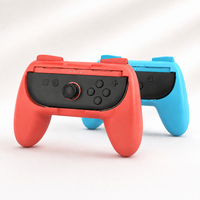 Lucky Fox - Empuñaduras Ergonómicas Antideslizantes Inalámbricas para Controlador ABS para 2 con Recorte de Precisión