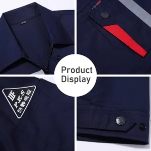 Gesamtbekleidung Arbeitsanzug Arbeitskleidung Reflexionsband Konstruktion Herren Arbeituniform für Herren Ingenieurarbeit Gesamtbekleidung