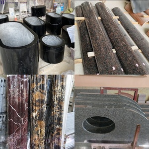 <span class=keywords><strong>Dalle</strong></span> de pierre de granit violet naturel dégringolée pour panneau mural extérieur Carreaux de sol de comptoir de cuisine-pour salon parc extérieur - Product Image 6