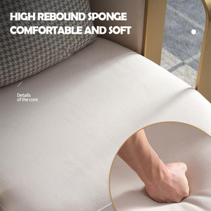 Modern lüks deri püsküllü koltuk kol sandalye özelleştirmek renk kadife döner tekli koltuk oturma odası mobilya için - Product Image 3