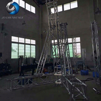 Torre de Soporte para Altavoces Line Array con Estructura de Suspensión y Grúa Eléctrica de Cadena