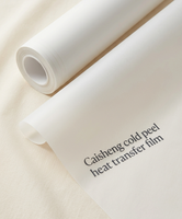 Film de transfert PET professionnel à froid pour l'impression offset et la sérigraphie sur vêtements – Matériau de transfert thermique