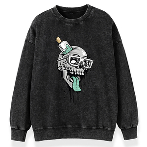 Felpa Casual alla Moda per Uomo e Donna, Motivo Zombie Ice, Collo Alto, Manica Lunga, Pullover Primaverile Classico <span class=keywords><strong>Joker</strong></span> 100% Cotone - Product Image 6