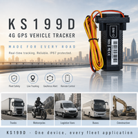 Traceur GPS 4G KS199D pour véhicule, antivol, coupure à distance, localisation en temps réel, suivi double mode GPS BDS avec ACC IP67