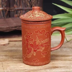 Nouvelle <span class=keywords><strong>tasse</strong></span> <span class=keywords><strong>à</strong></span> thé en argile violette Dragon Beauty faite <span class=keywords><strong>à</strong></span> la main <span class=keywords><strong>avec</strong></span> <span class=keywords><strong>couvercle</strong></span> <span class=keywords><strong>et</strong></span> <span class=keywords><strong>infuseur</strong></span>, <span class=keywords><strong>tasse</strong></span> <span class=keywords><strong>à</strong></span> eau en céramique - Product Image 6