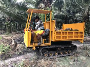 Chargeur compact sur chenilles chinois neuf avec chenilles en caoutchouc CE/EPA, mini-chargeur sur chenilles pour ferme et jardin, véhicule à benne basculante sur chenilles à vendre - Product Image 5