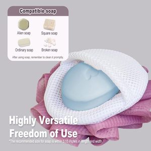 ฟองน้ำใยบวบอาบน้ำแบบใหม่ อุปกรณ์อาบน้ำ ฟองน้ำขัดผิว - Product Image 4