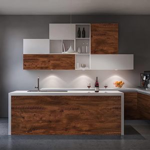 PVC classique Grain de bois papier peint étanche à l'humidité Anti-moisissure cuisine chambre armoire murale Table rénovation décor <span class=keywords><strong>Film</strong></span> protecteur - Product Image 2