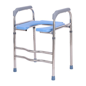 Rehausseur de toilette en métal pour personnes âgées et handicapées, capacité de 300 lb, équipement de sécurité pour salle de bain à domicile - Product Image 3