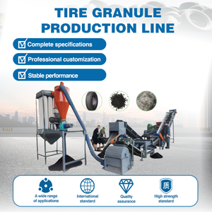 Waste Tire Recycling <strong>Rubber</strong> and Steel Wire Waste Tire Powder Recycling Line Scrap Tire Recycling Production Line Machine - Product Image 2