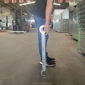 Derfon nhà máy OEM sàn Catwalk kim loại giàn giáo nền tảng thiết kế hiện đại thép tấm ván với mạ kẽm móc cho khách sạn xây dựng - Product Image 3